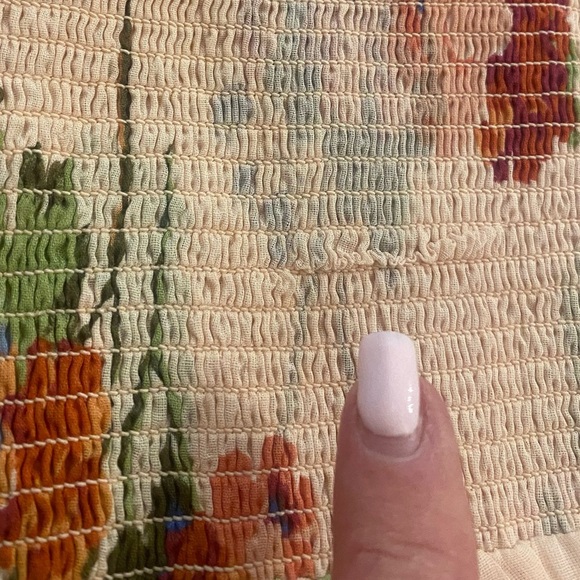 Free People Women Morning Glory Maxi Cotton Stretchy Flowing Long Sleeve New M-L - Picture 11 of 16